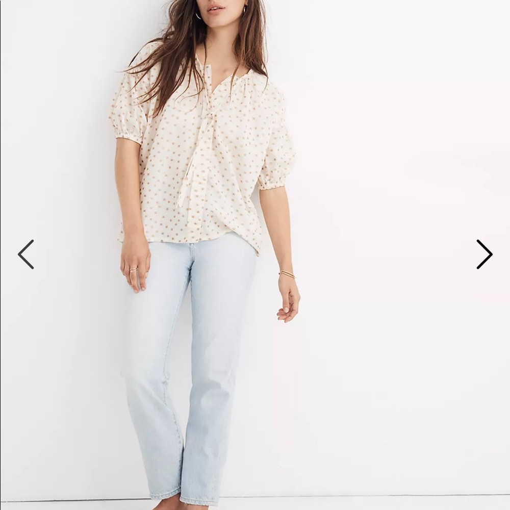 NWOT Caron Callahan Isola Top In Clipdot